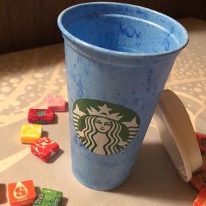 _New_ Starbucks Pastel Reusable Hot Cup With Lid